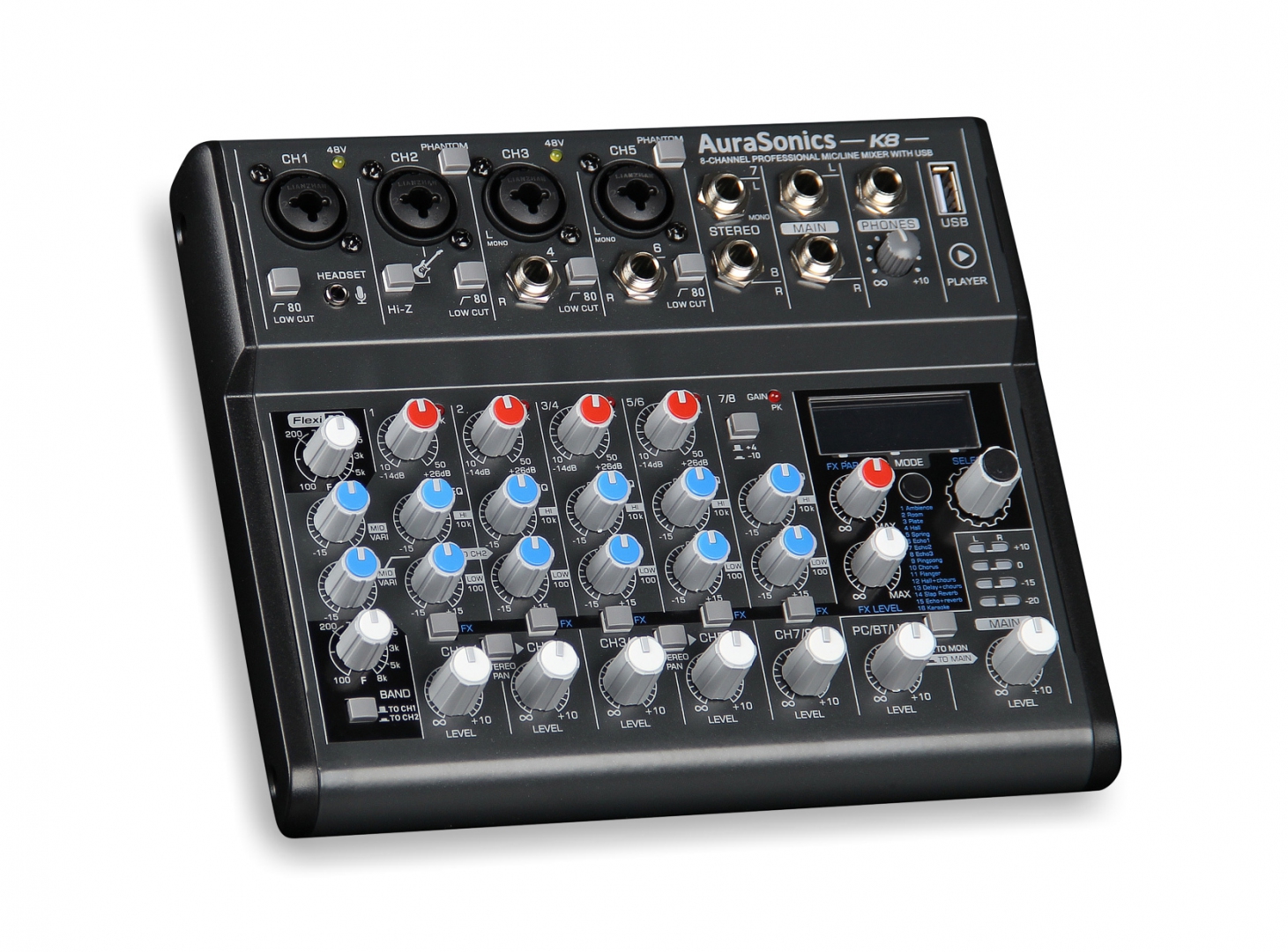 AuraSonics K8 компактный микшерный пульт в Тосно