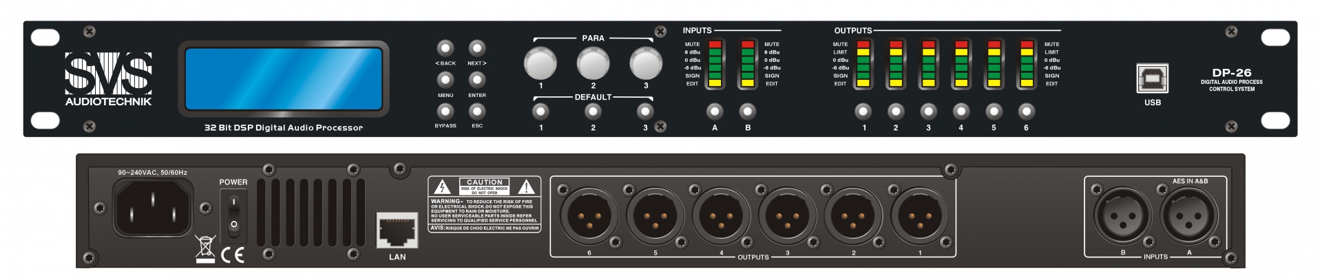 SVS Audiotechnik DP-26 Цифровой процессор: 2 входа 6 выходов в Тосно