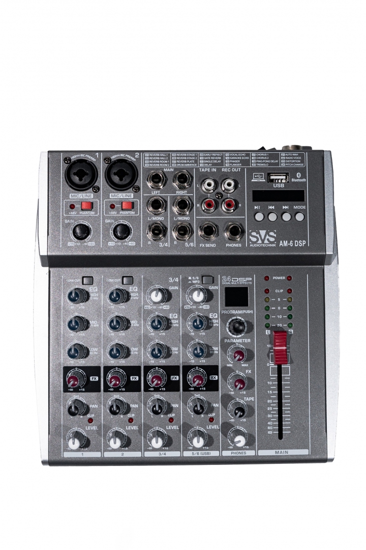 SVS Audiotechnik mixers AM-6 DSP Микшерный пульт аналоговый, 6-канальный SVS Audiotechnik mixers в Тосно